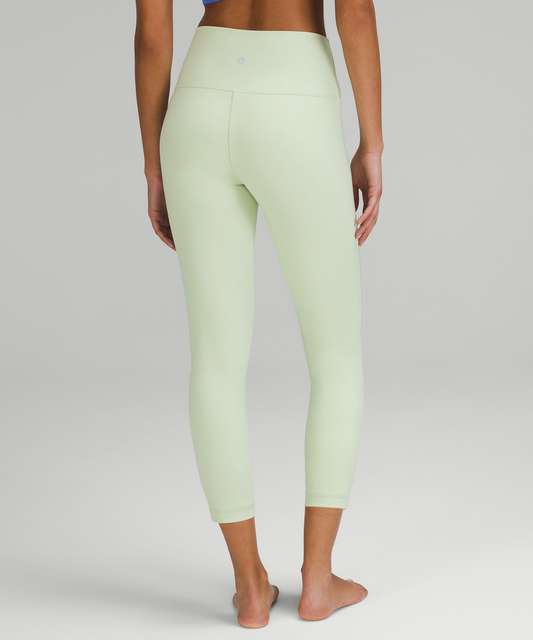 My Superficial Endeavors: Lululemon Wunder Under Crops in Wee Are From  Space Fatigue Green