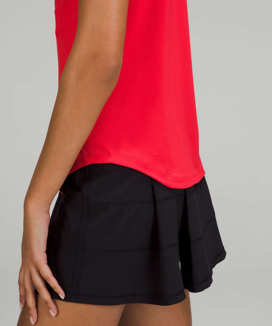 Lululemon Quick-Dry Short Sleeve Polo Shirt - Carnation Red