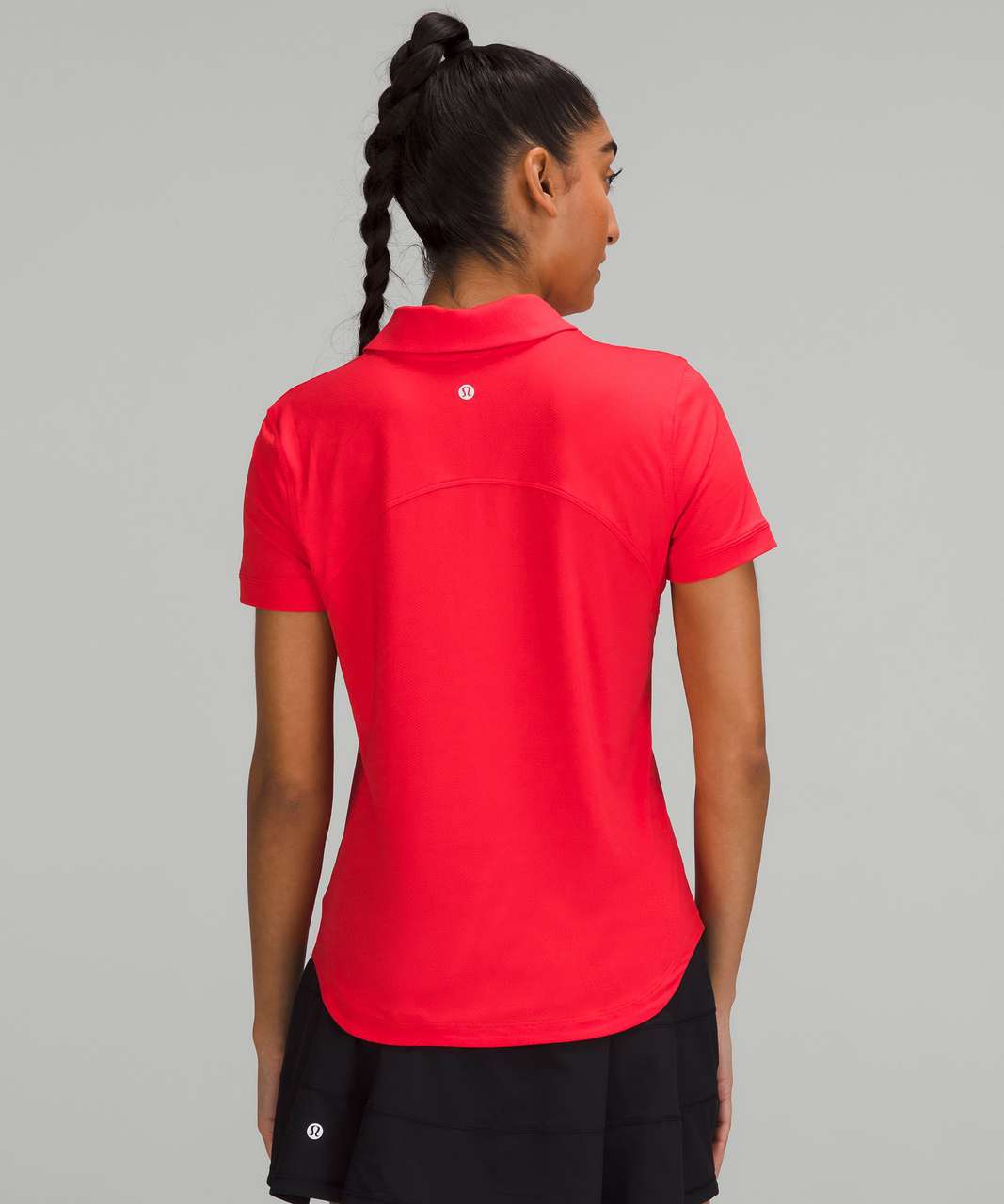 Lululemon Quick-Dry Short Sleeve Polo Shirt - Carnation Red