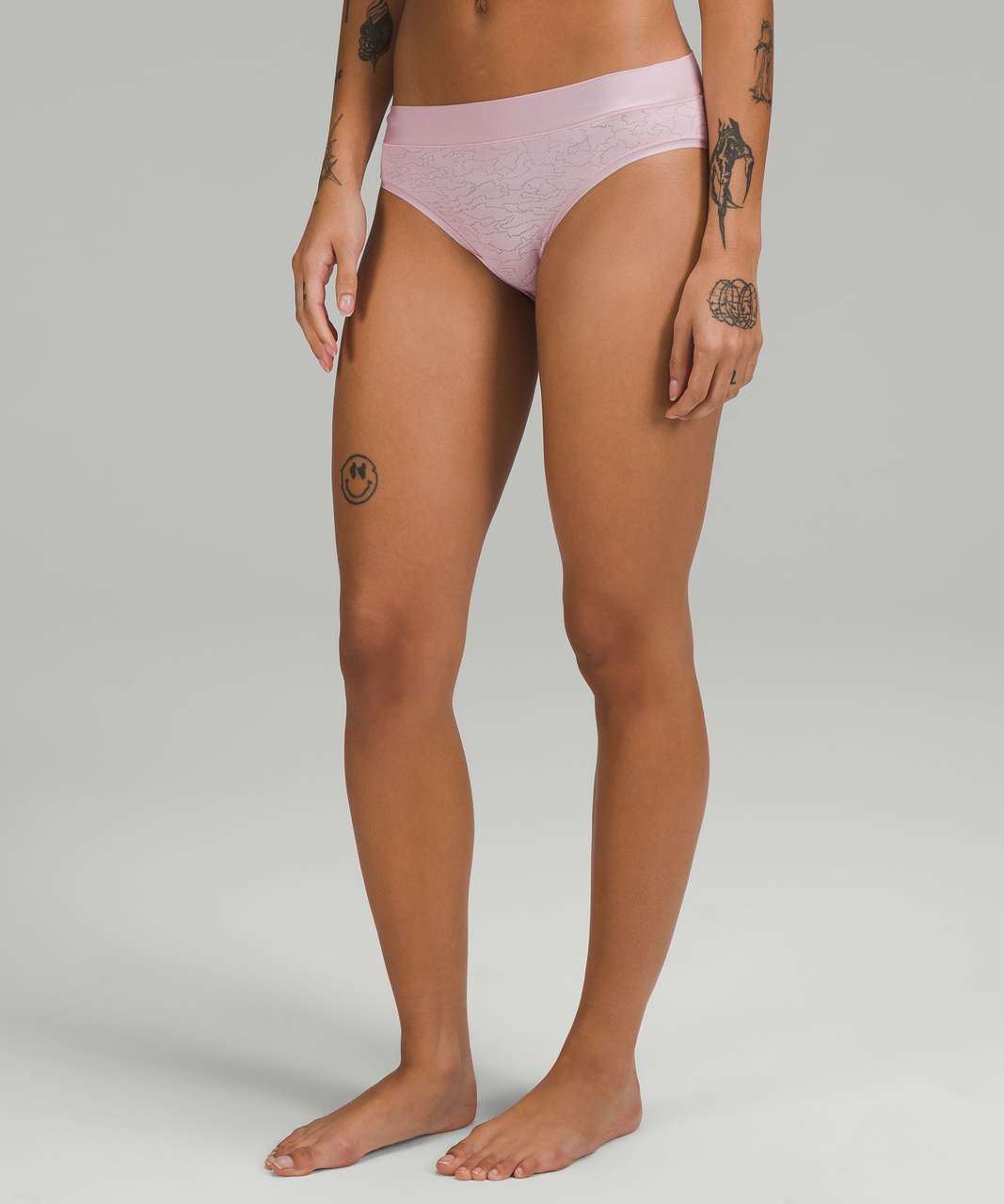 Lululemon UnderEase High-Rise Thong Underwear - Dusty Rose - lulu