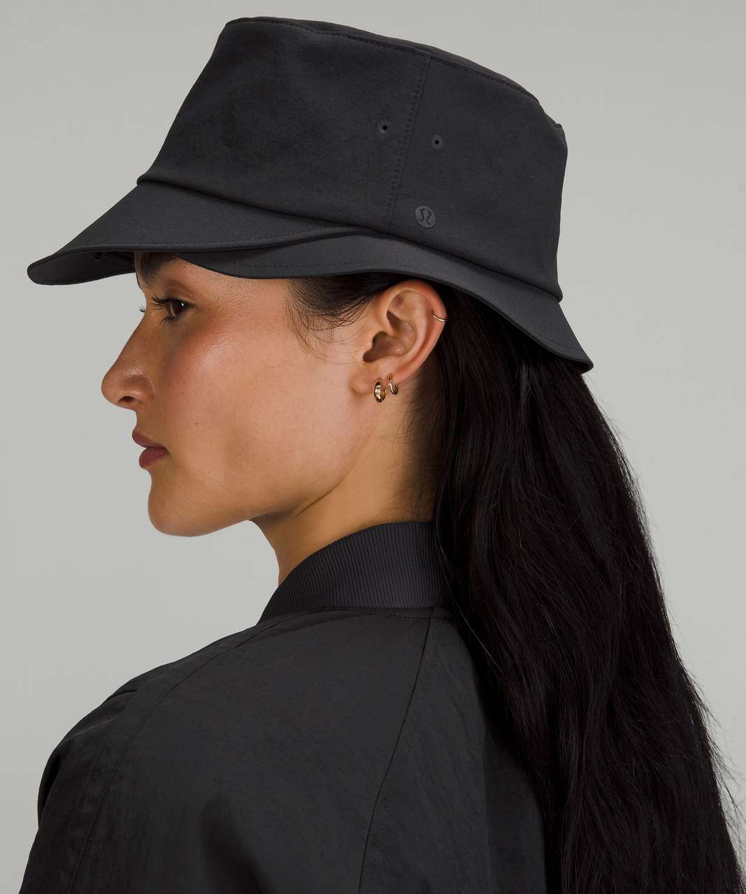 Lululemon Womens Wide Brim Bucket Hat - Black - lulu fanatics