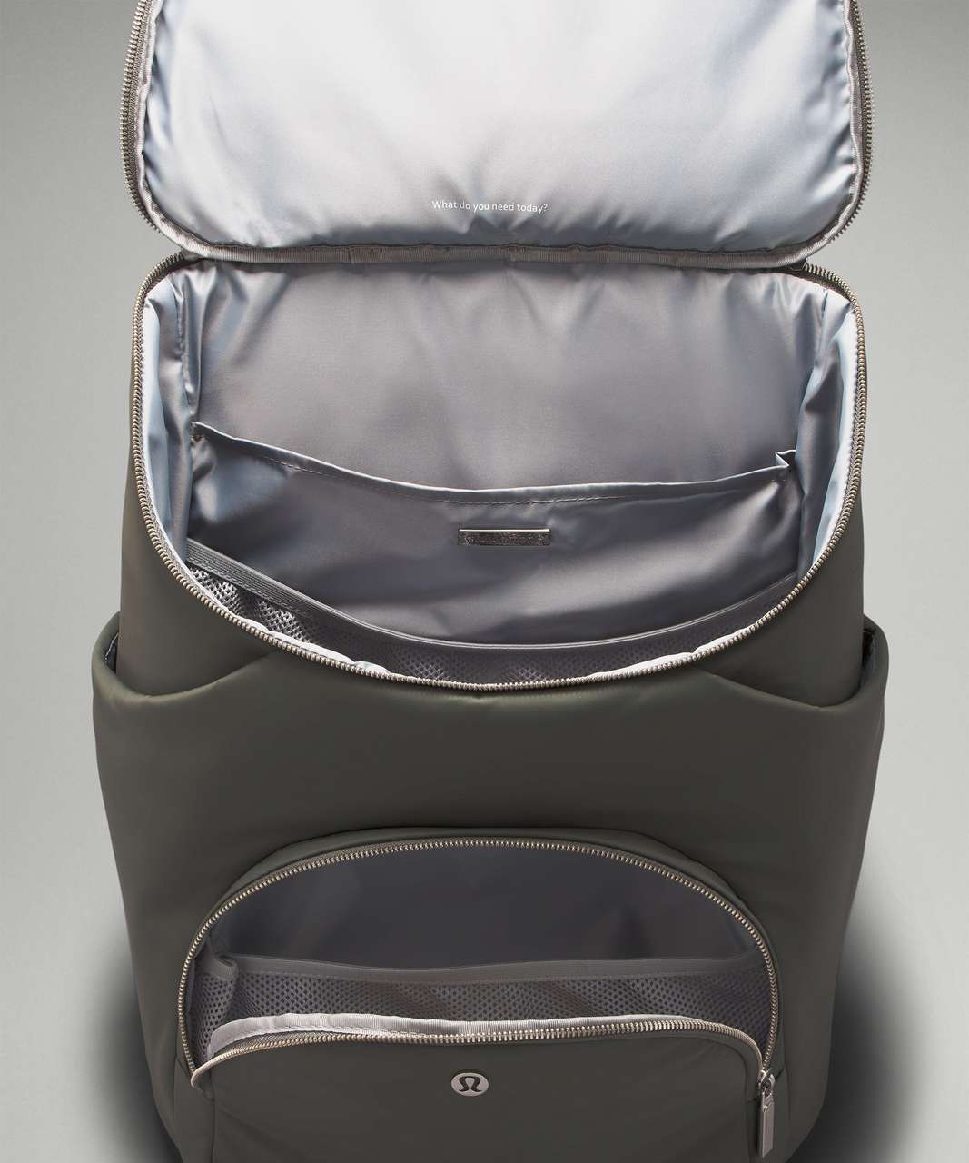 Lululemon New Parent Backpack 17l - Asphalt Grey/silver Drop
