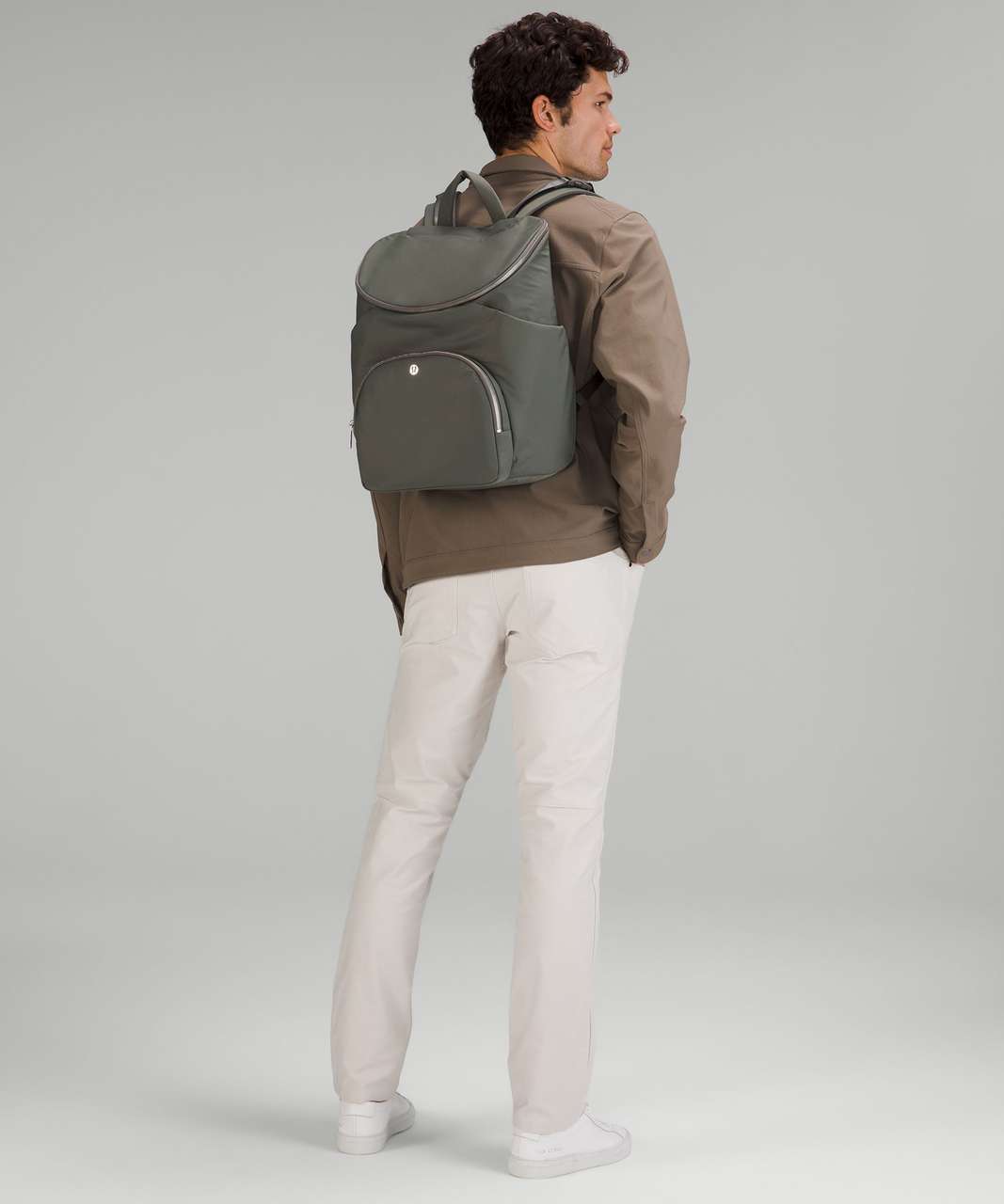 Lululemon New Parent Backpack 17L - Grey Sage / Silver Drop