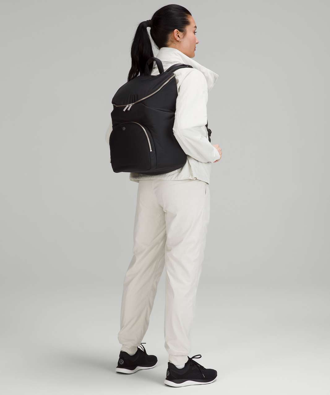 Lululemon New Parent Backpack 17l - Asphalt Grey/silver Drop