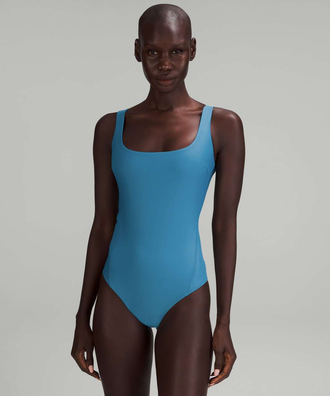 NWT Lululemon Waterside Square-Neck One-Piece Swimsuit B/C Cup,size 4