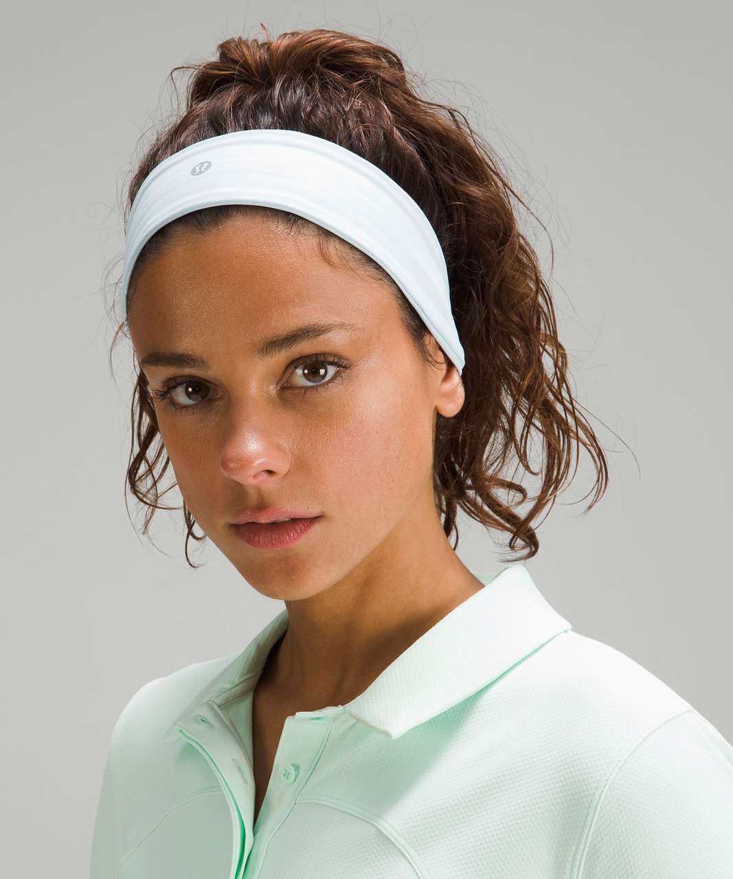 Lululemon Womens Fly Away Tamer Headband - Powder Blue