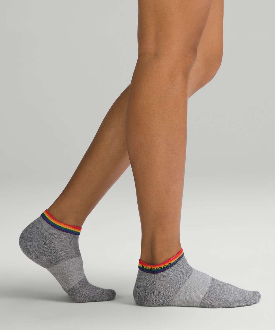 Lululemon Womens Daily Stride Comfort Ankle Sock *3 Pack - White / Heather Grey / Black (First Release)