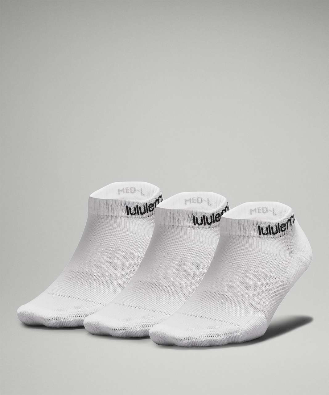 Lululemon Womens Daily Stride Comfort Ankle Sock *3 Pack - White