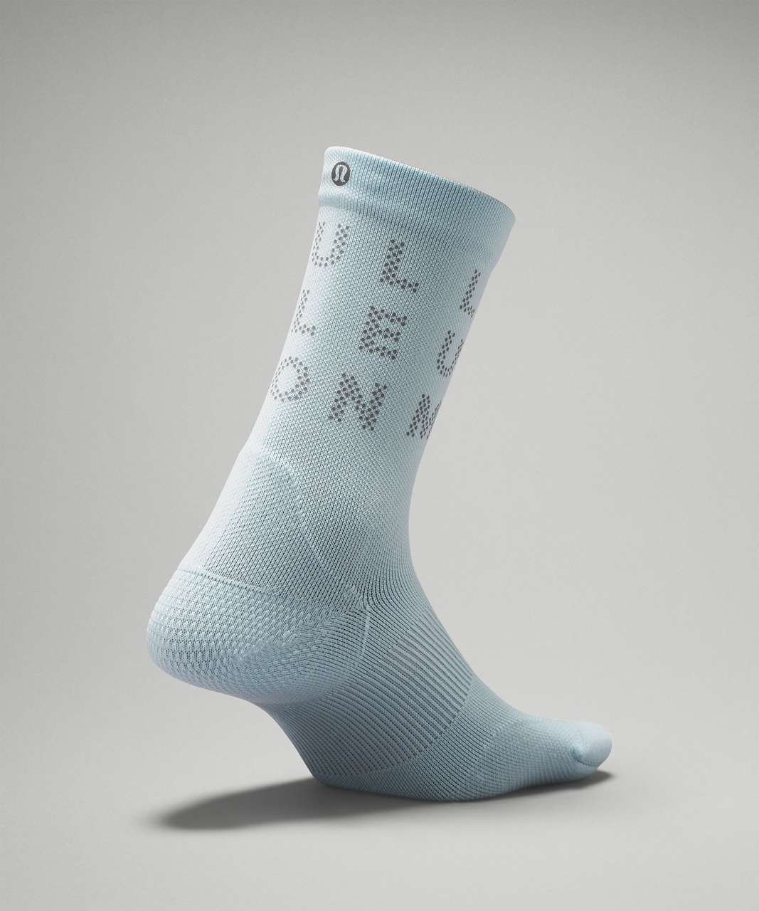 Lululemon Womens Power Stride Crew Sock *Reflective - Powder Blue