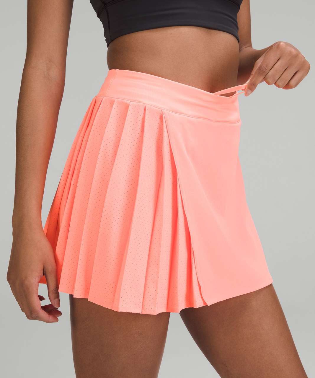 Lululemon Asymmetrical Pleated Tennis Skirt - Sunset