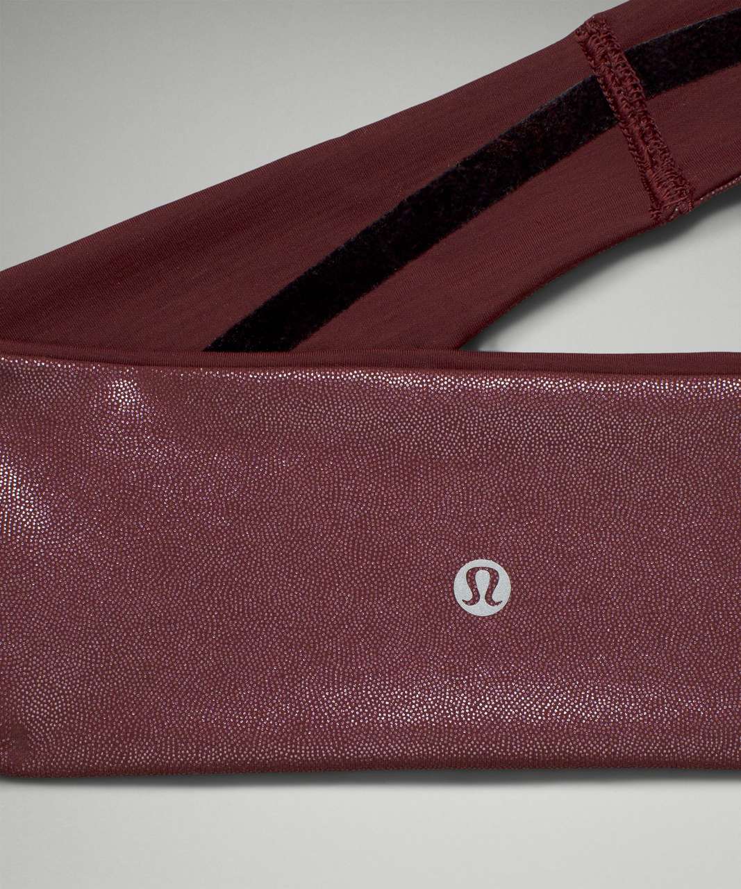 Lululemon Womens Wunder Train Headband *Foil - Radiate Foil Print Red Merlot