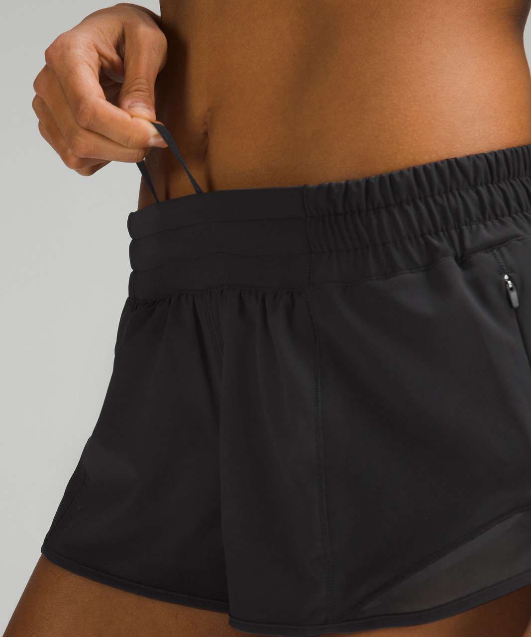 Lululemon Hotty Hot Low-Rise Lined Short 2.5" - Black