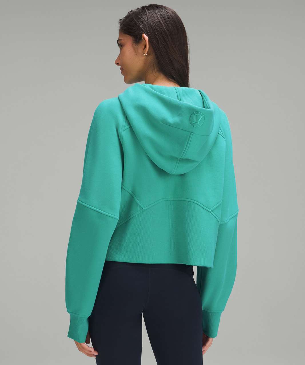 Lululemon Kelly Green Scuba Hoodie sz 6