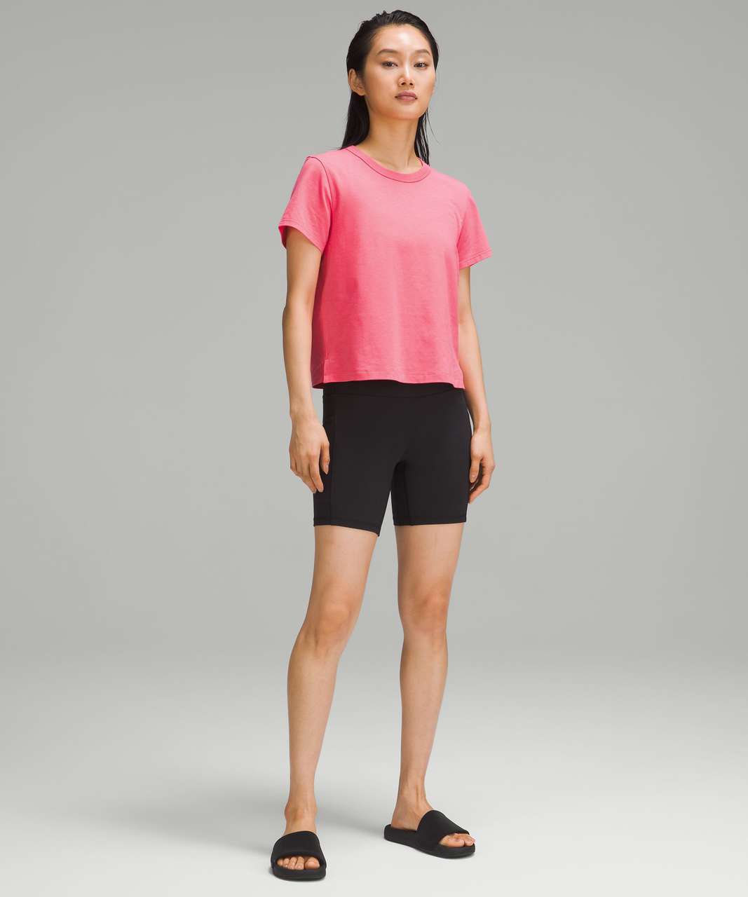 Lululemon Classic-Fit Cotton-Blend T-Shirt - Lip Gloss