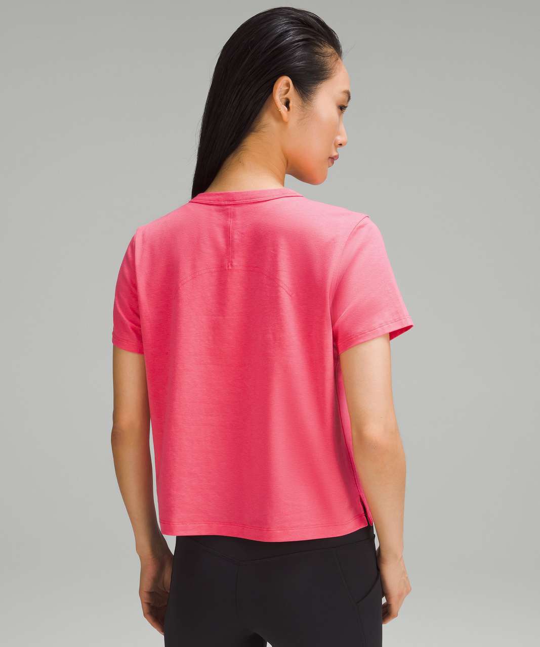 Lululemon Classic-Fit Cotton-Blend T-Shirt - Lip Gloss