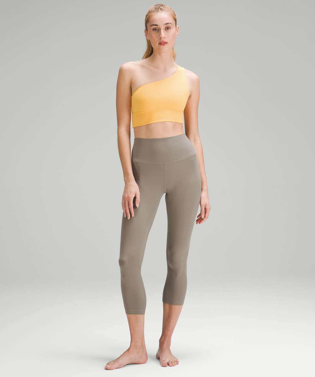 Lululemon Align Asymmetrical Bra *Light Support, A/B Cup - Mango Dream -  lulu fanatics