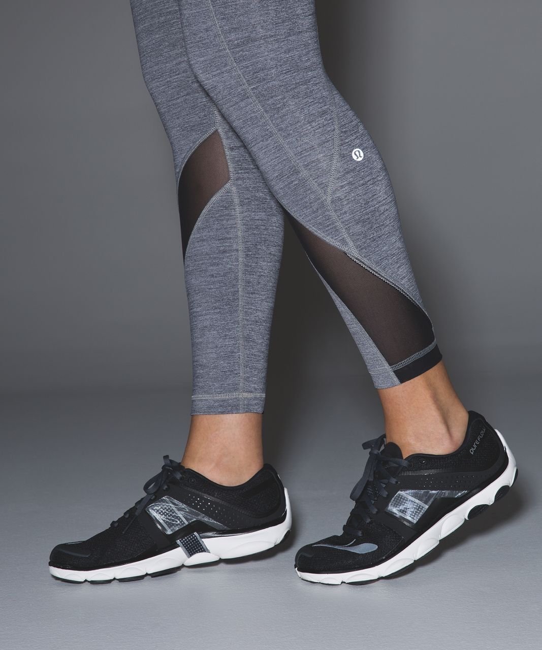 Lululemon 6 Inspire Tight II Mesh Space Dye Camo Black Dark Slate