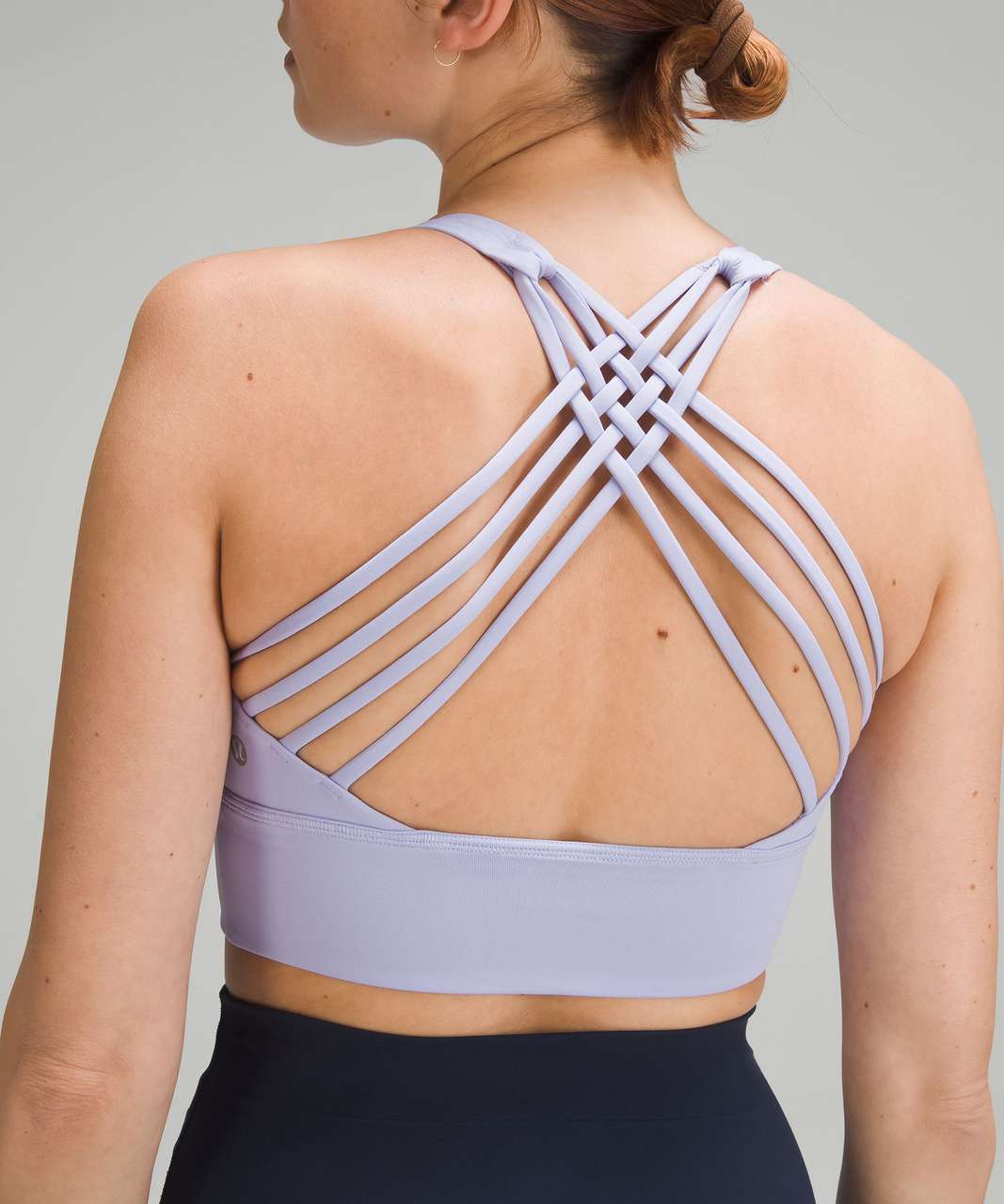 Lululemon Free to Be Longline Bra - Wild *Light Support, A/B Cup - Lilac  Smoke - lulu fanatics