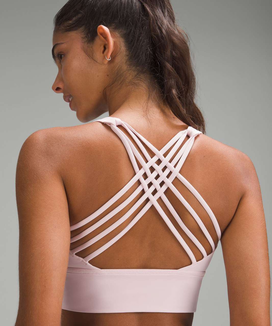 In Alignment Longline Bra *Light Support, B/C Cup, Flush Pink