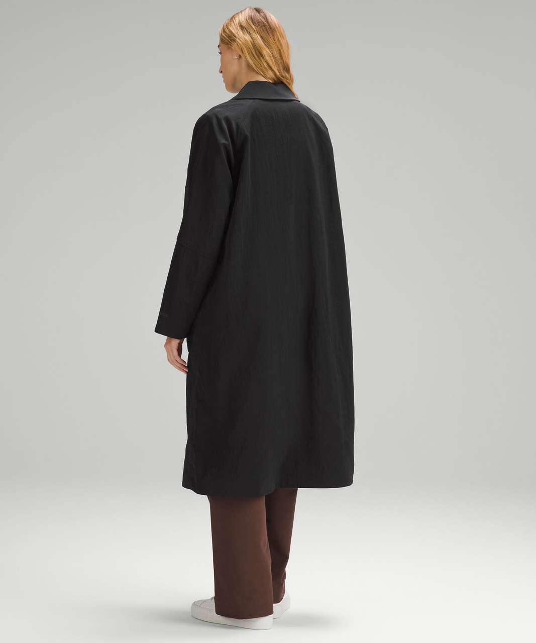 Lululemon Lightweight Collared A-Line Coat - Black