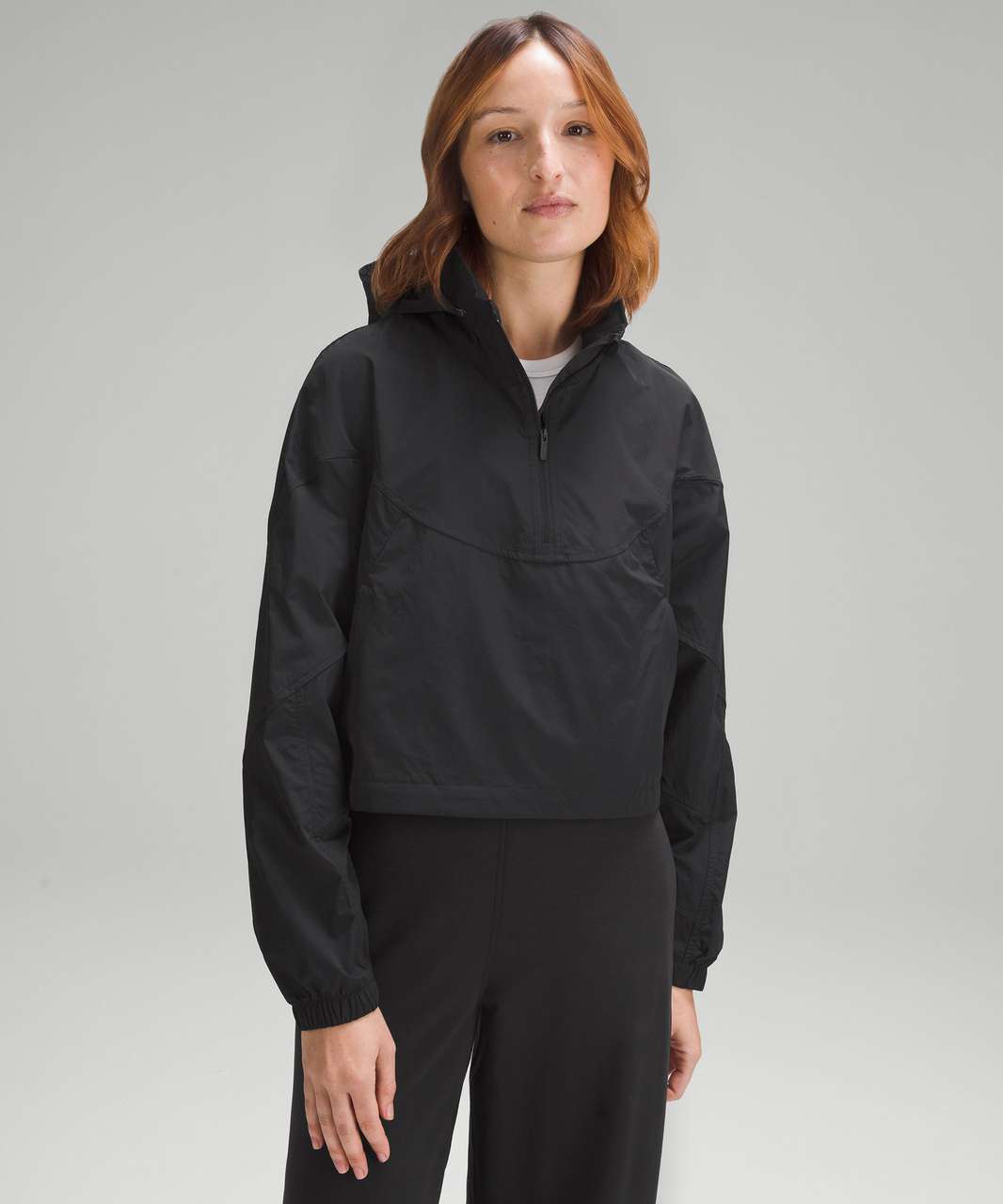 Lululemon Lightweight Cropped Jacket - Black - lulu fanatics