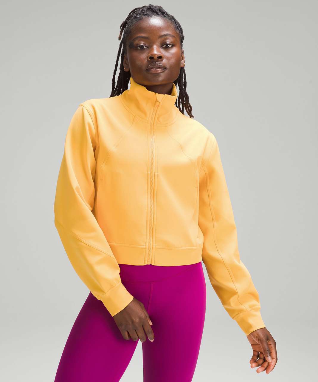 Lululemon Scuba Hoodie *Stretch - Burning Yellow - lulu fanatics