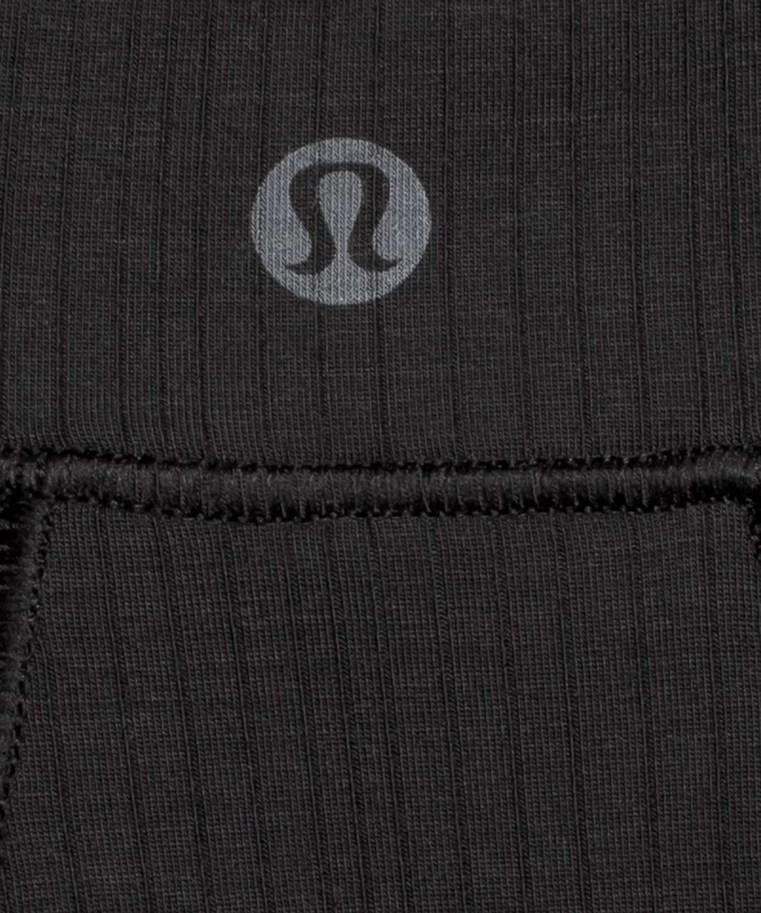 Lululemon UnderEase Ribbed High-Waist Thong Underwear - Black / RIB