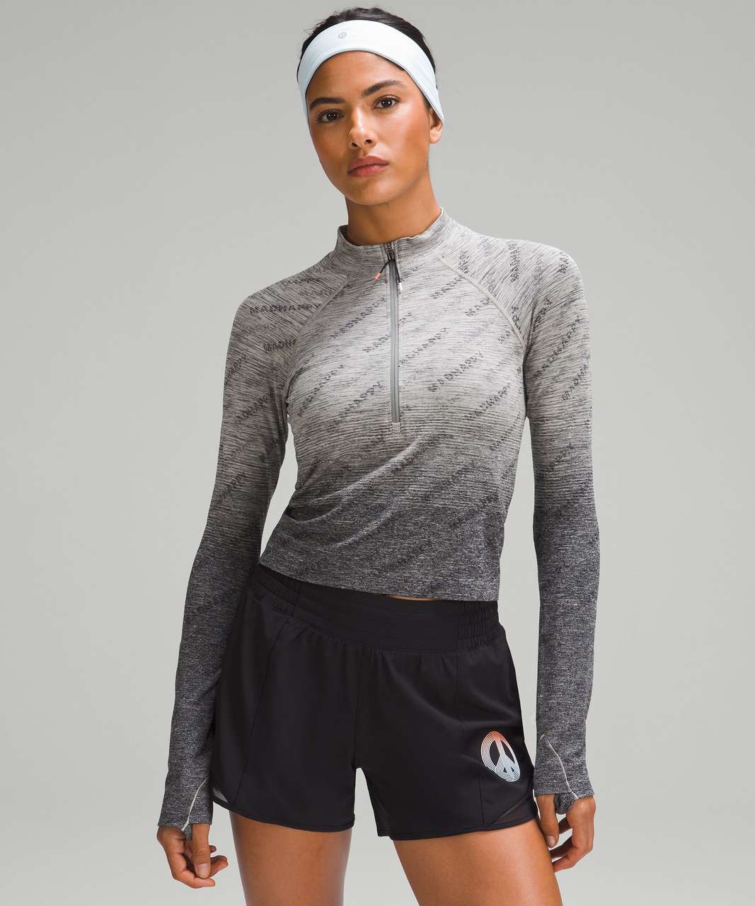 Lululemon x Madhappy Swiftly Tech Half Zip 2.0 - Natural Ivory / Black