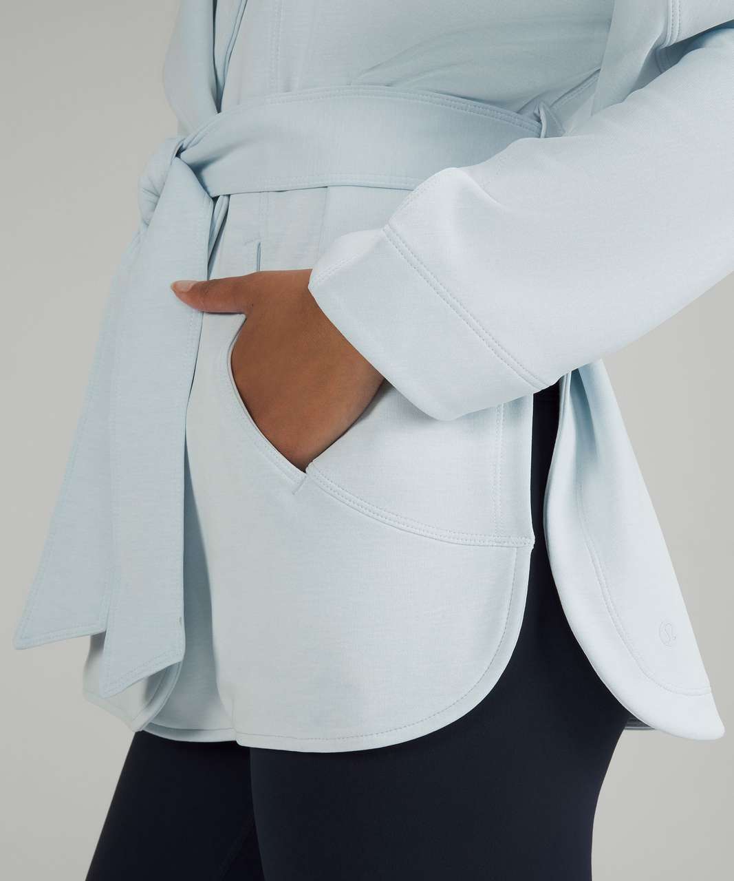 Lululemon Softstreme Belted Wrap - Powder Blue