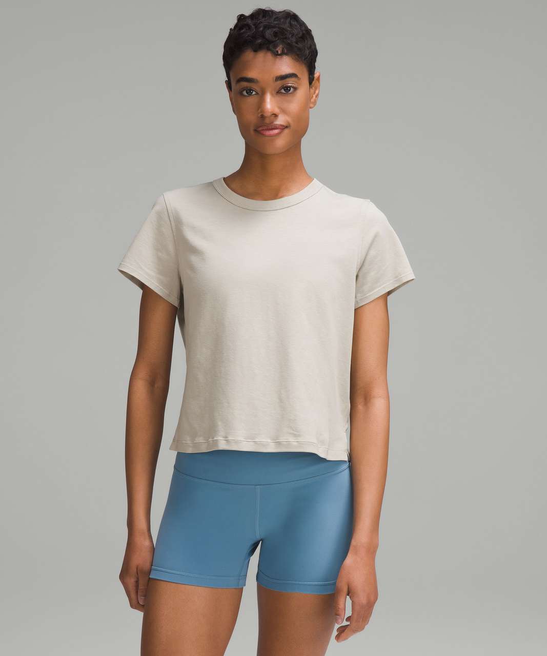 Lululemon Classic-Fit Cotton-Blend T-Shirt - Raw Linen