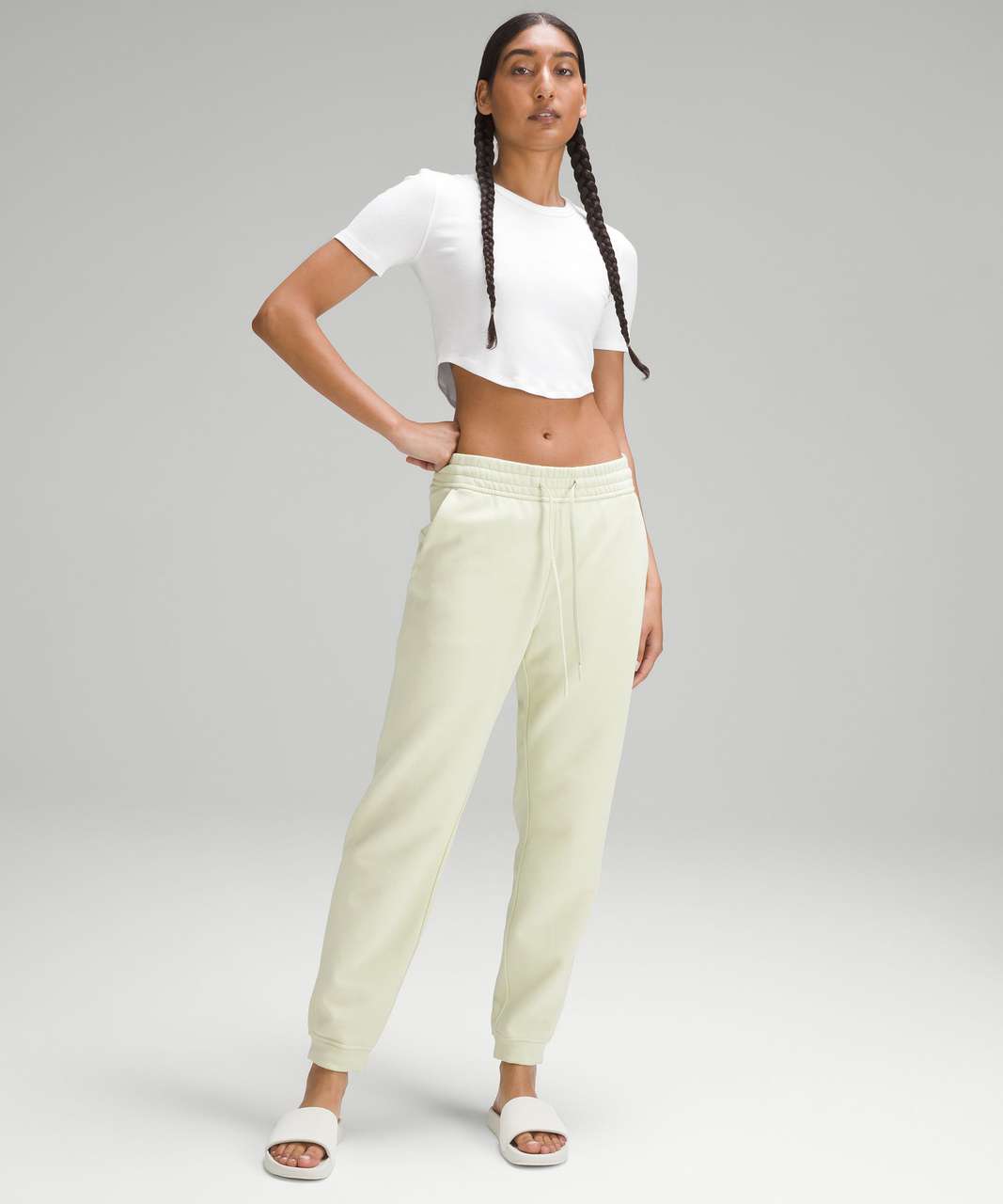 Lululemon Hold Tight Cropped T-Shirt - White