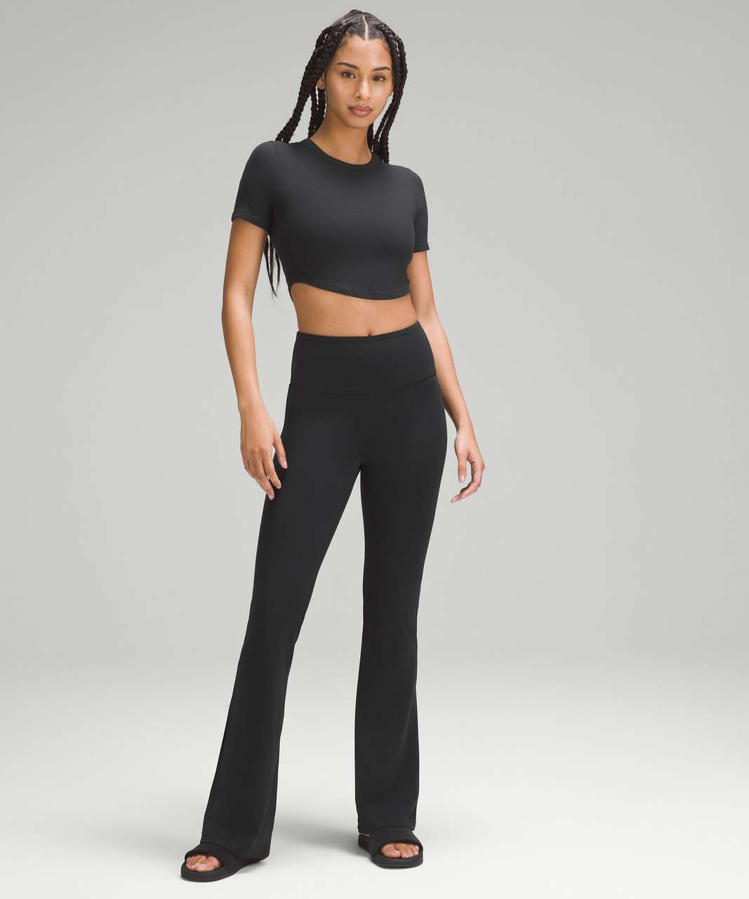 Lululemon Hold Tight Cropped T-Shirt - Black