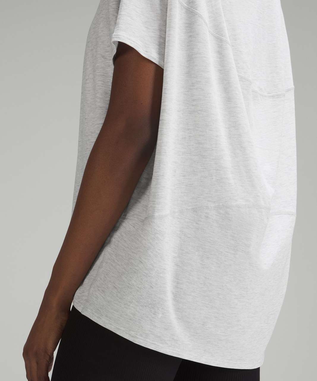 Lululemon Back in Action Short-Sleeve Shirt - Heathered Core Ultra Light Grey