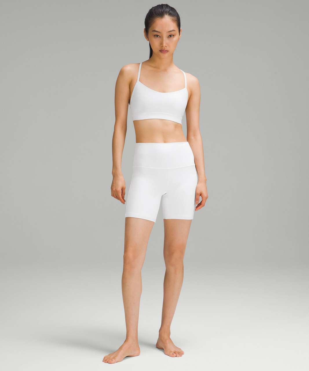 Lululemon Align High-Rise Short 6" - White