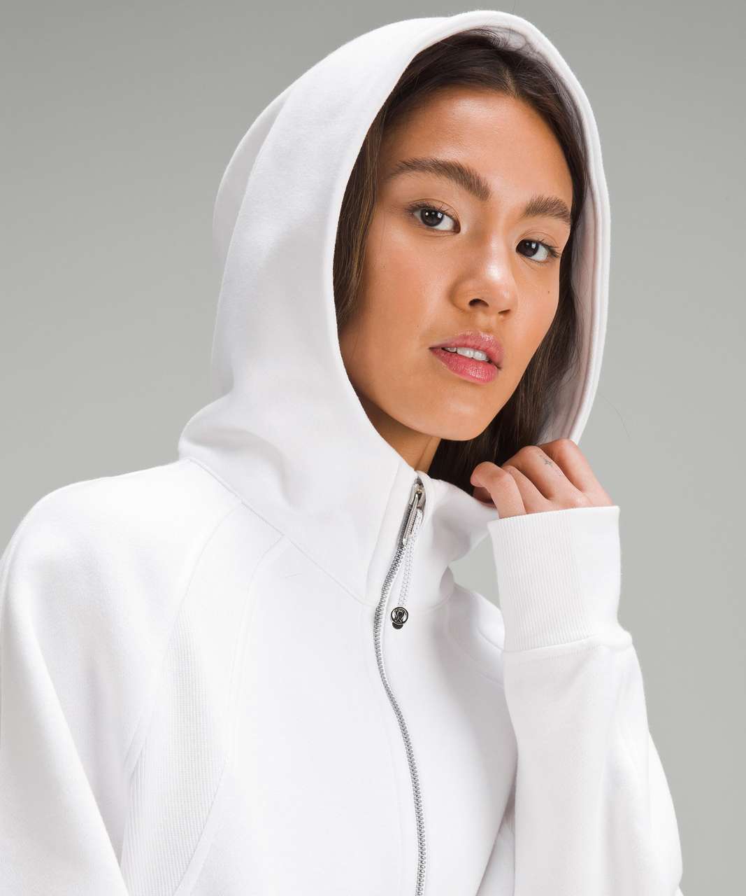 Lululemon Scuba Oversized Half-Zip Hoodie - White