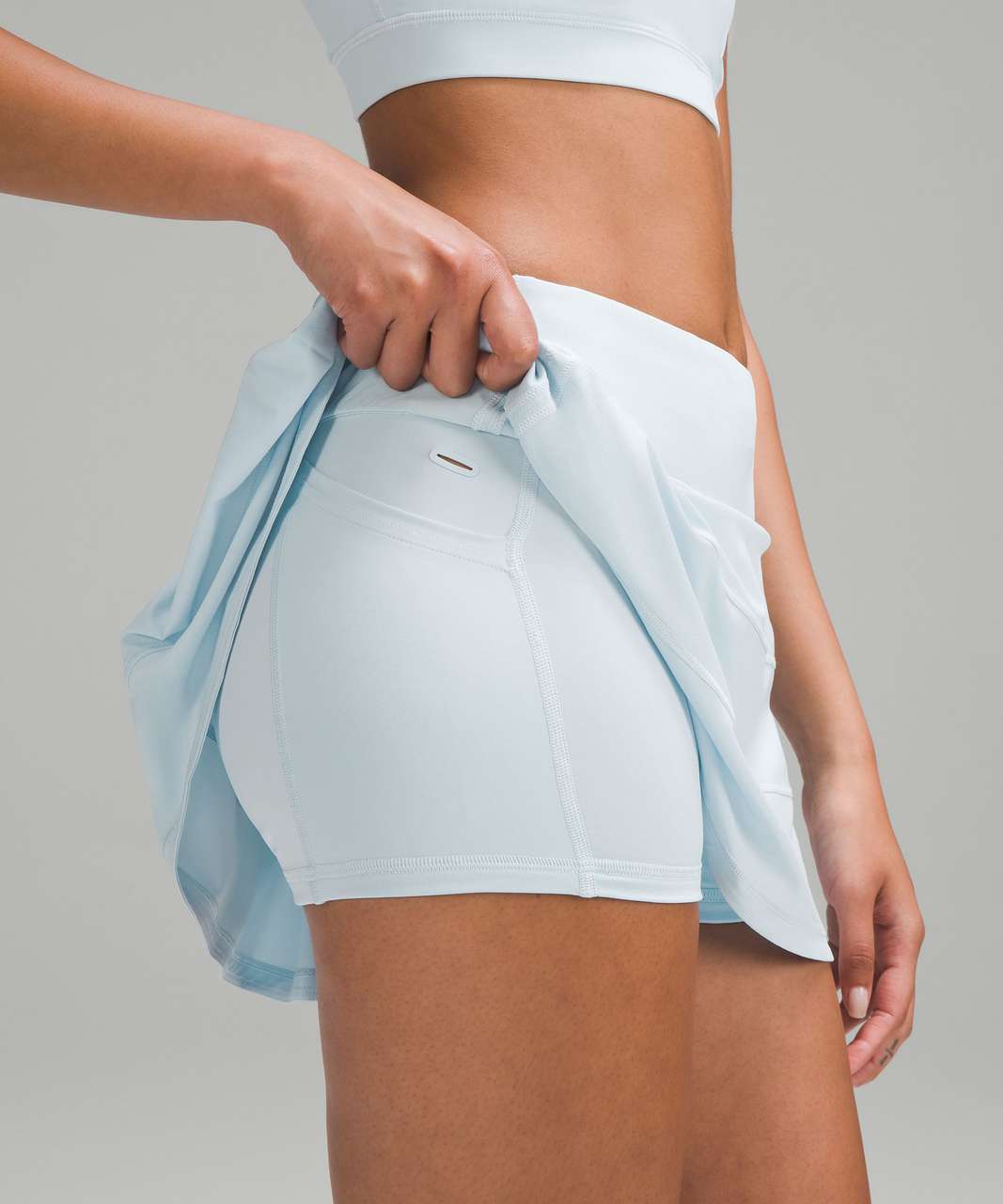 Lululemon Pace Rival Mid-Rise Skirt - Powder Blue (First Release)