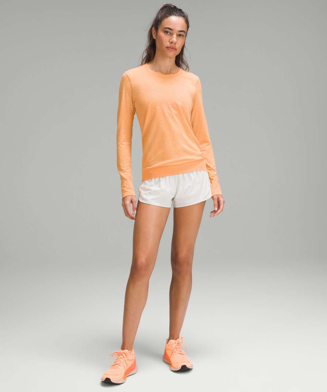 Lululemon Hotty Hot Low-rise Lined Shorts 2.5 In Highlight Orange