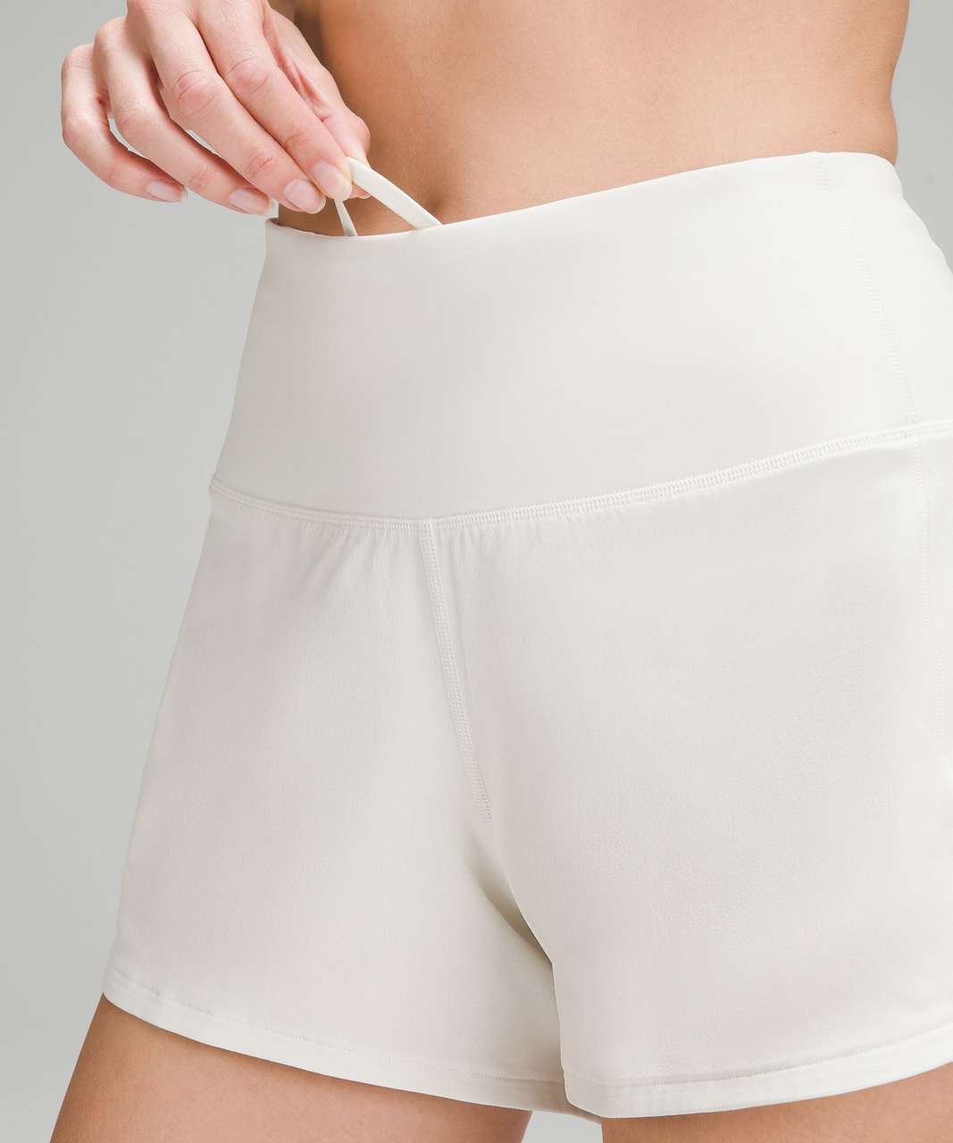 Lululemon Speed Up High-Rise Lined Short 4" - Bone