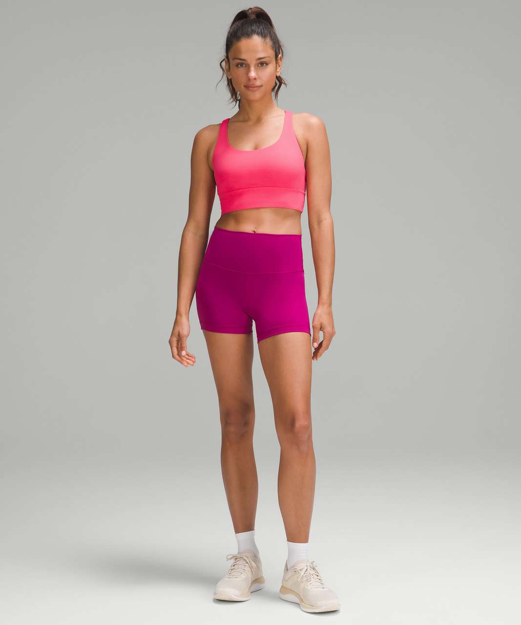 Lululemon Energy Longline Bra *Medium Support, B–D Cups - Lip