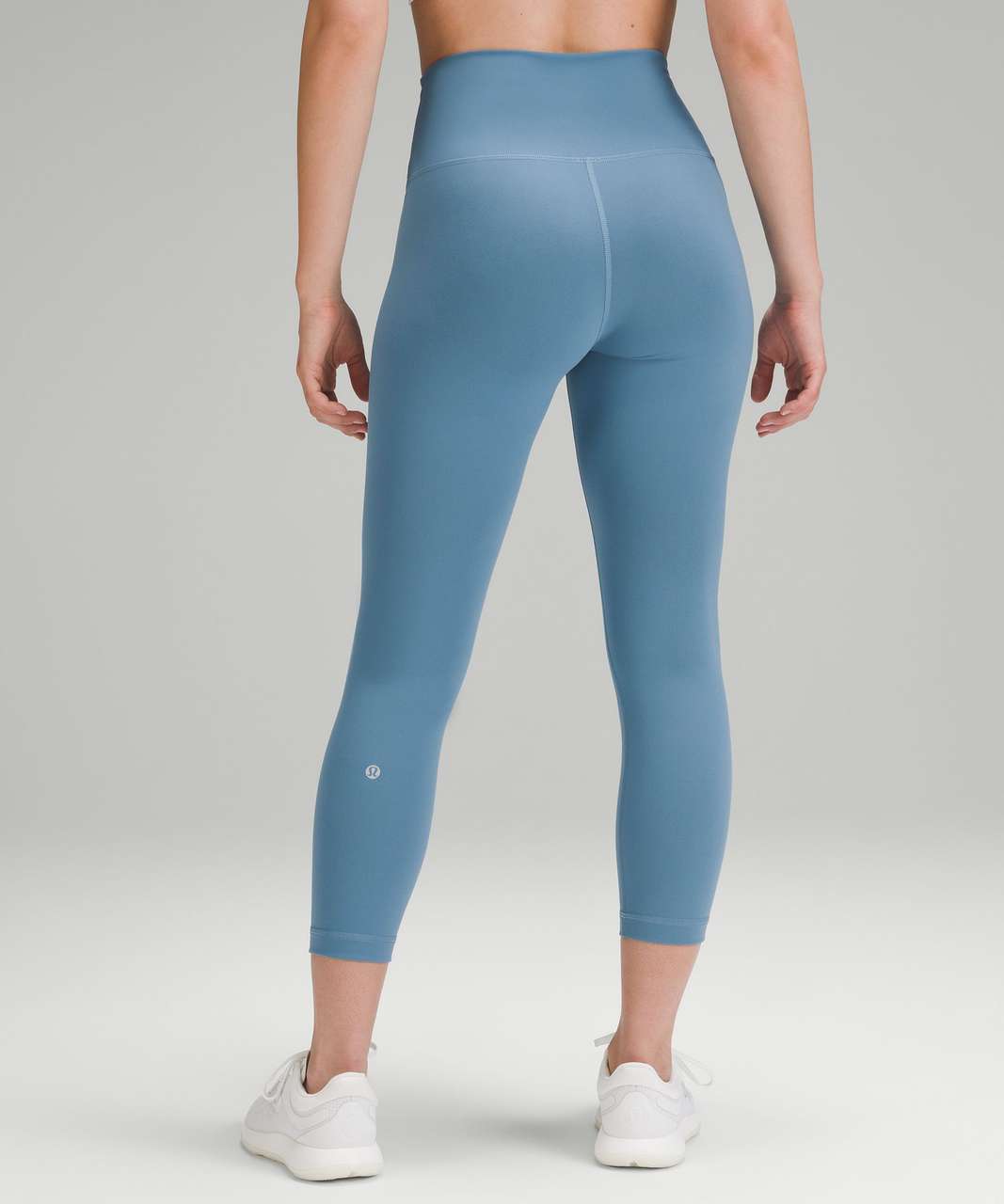 Lululemon Wunder Train High-Rise Crop 23 - Utility Blue - lulu fanatics