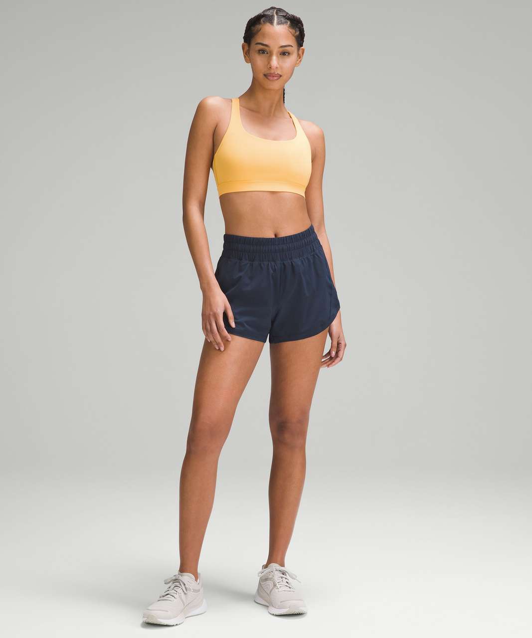 Lululemon Energy Bra *Medium Support, B–D Cups - Orange Soda - lulu fanatics