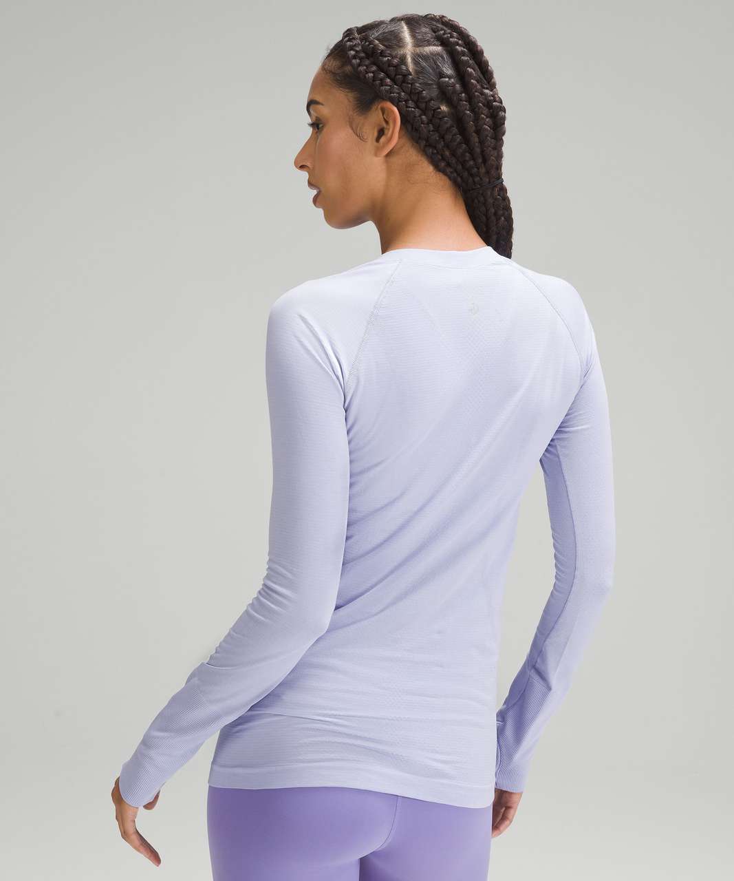 Lululemon Swiftly Tech Long-Sleeve Shirt 2.0 - Lilac Smoke / Lilac Smoke