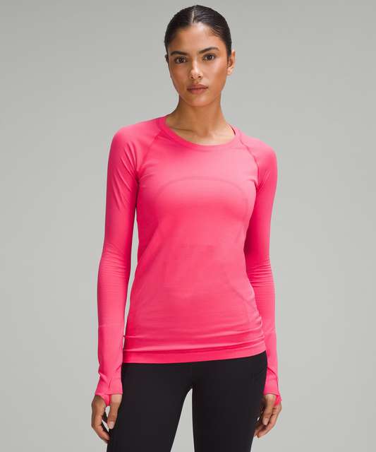 Lululemon Swiftly Tech Long Sleeve Crew - Jet Stream / Jet Stream ...