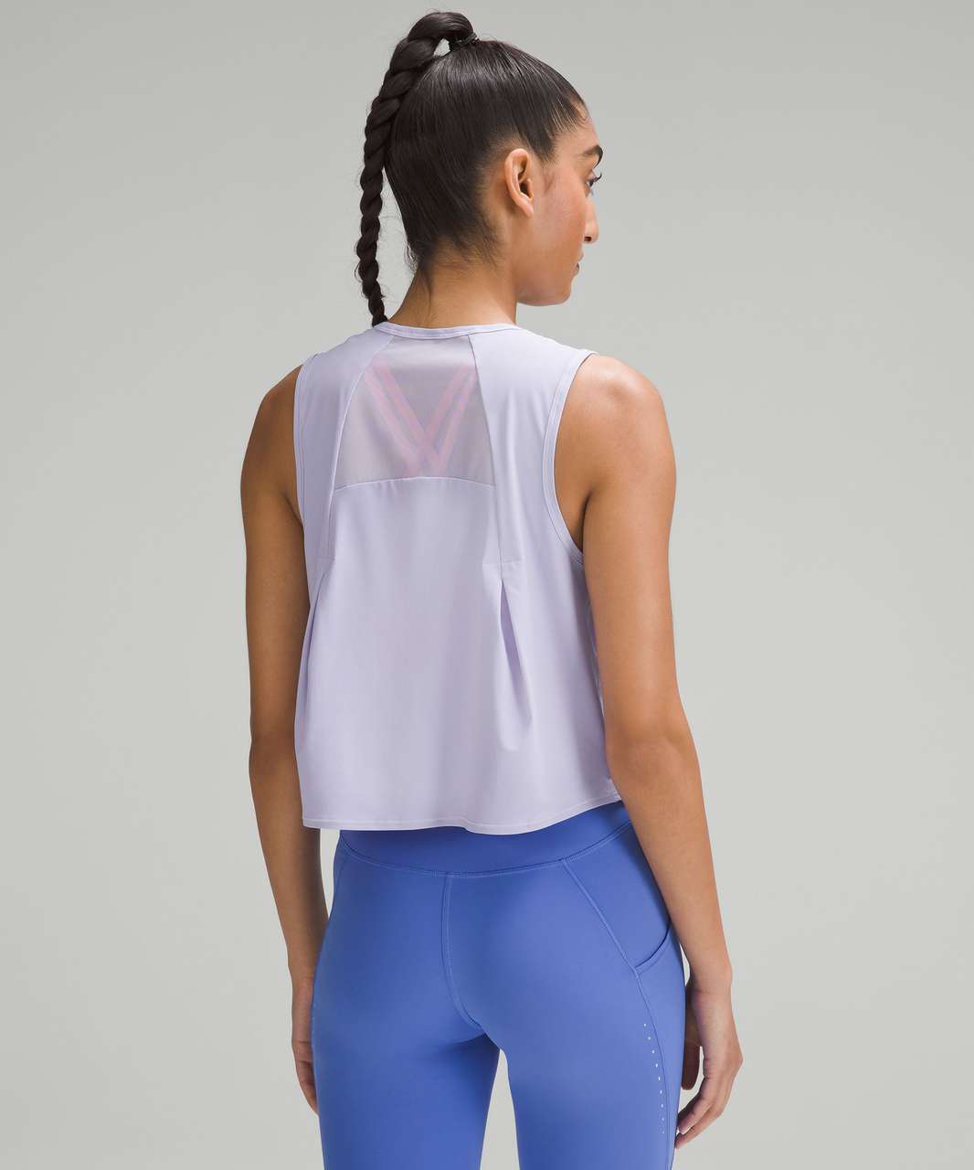 Lululemon Sculpt Cropped Tank Top - Lilac Smoke