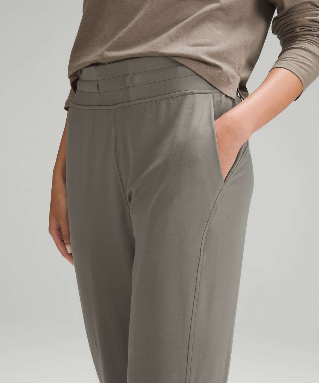 Lululemon Ready to Rulu High-Rise Cropped Jogger - Grey Sage