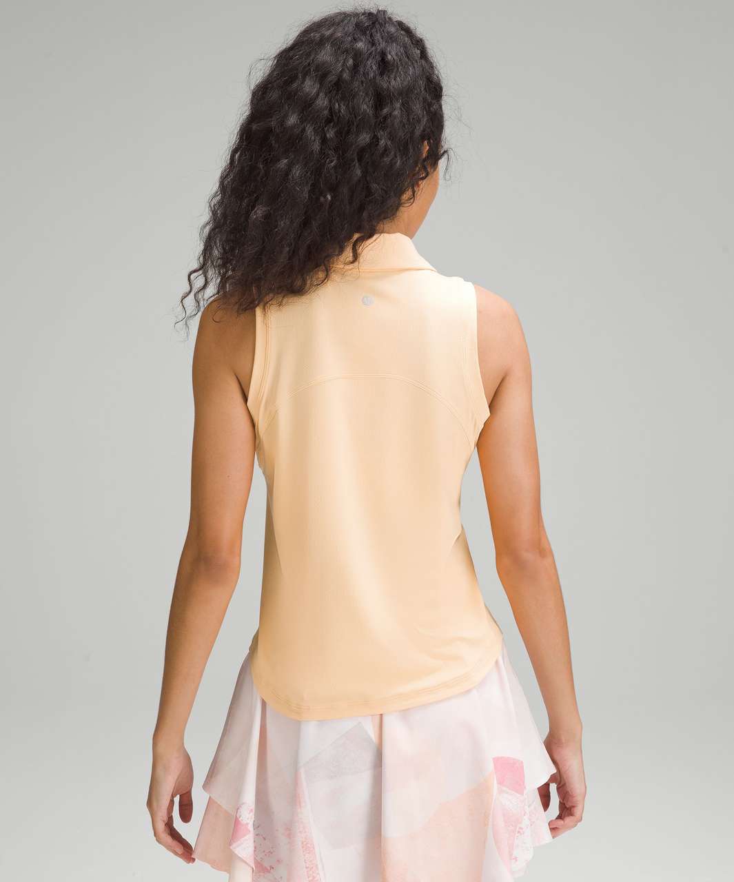 Lululemon Quick-Dry Sleeveless Polo Shirt - Summer Glow
