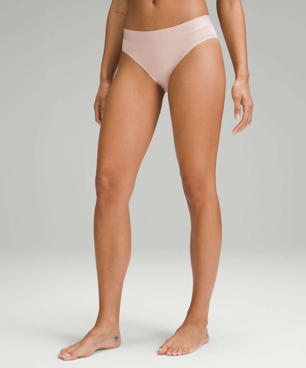 Lululemon UnderEase Mid-Rise Bikini Underwear *5 Pack - Black / Twilight Rose / Misty Shell / Pale Linen / Contour