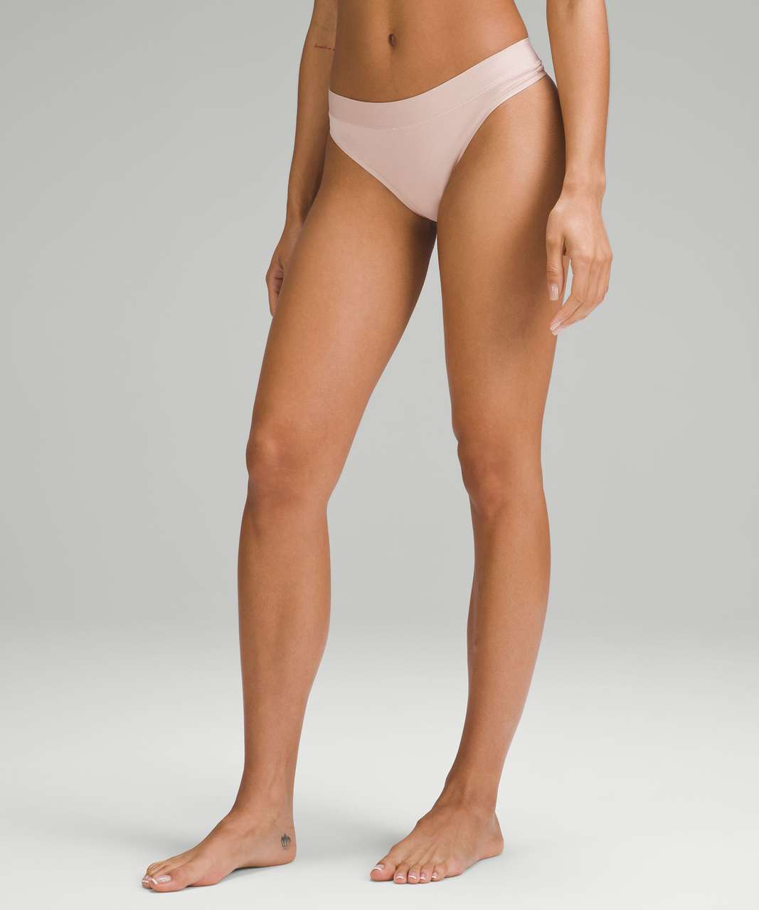 Lululemon UnderEase Mid-Rise Thong Underwear *5 Pack - Black / Twilight  Rose / Misty Shell / Pale Linen / Contour - lulu fanatics