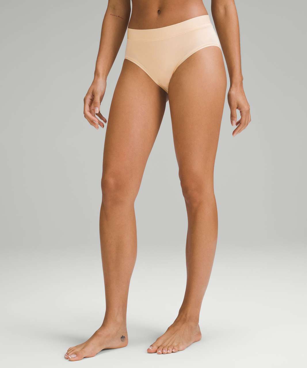 Lululemon UnderEase High-Rise Bikini Underwear - Pale Linen