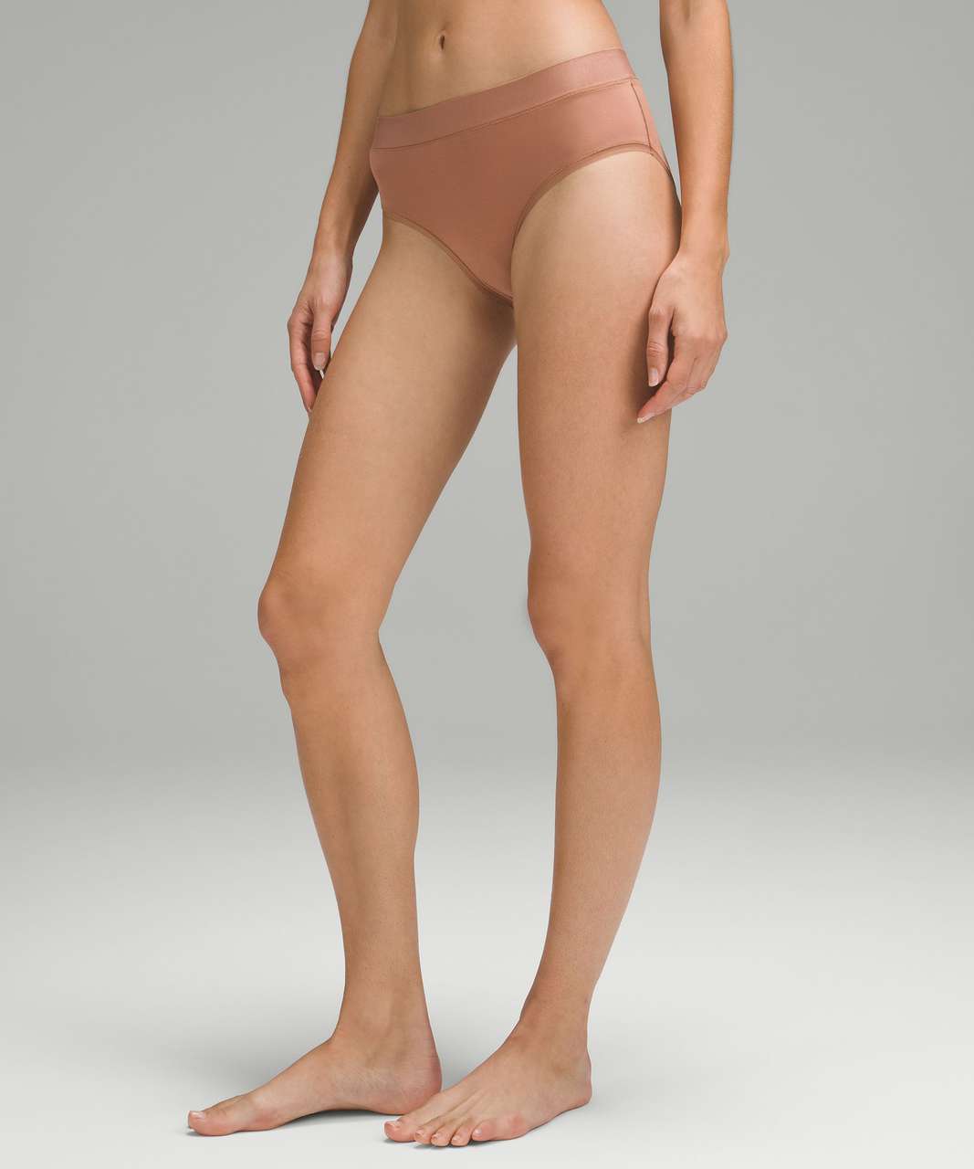 Lululemon UnderEase High-Rise Bikini Underwear - Dusty Clay